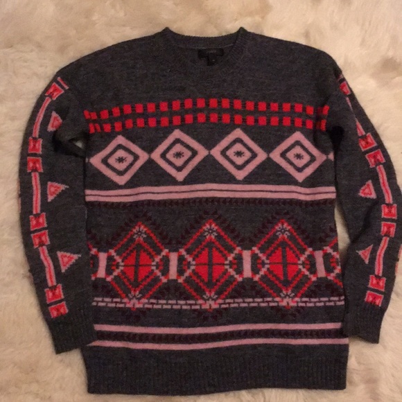 J. Crew Abstract Patterned Sweater - Picture 2 of 8